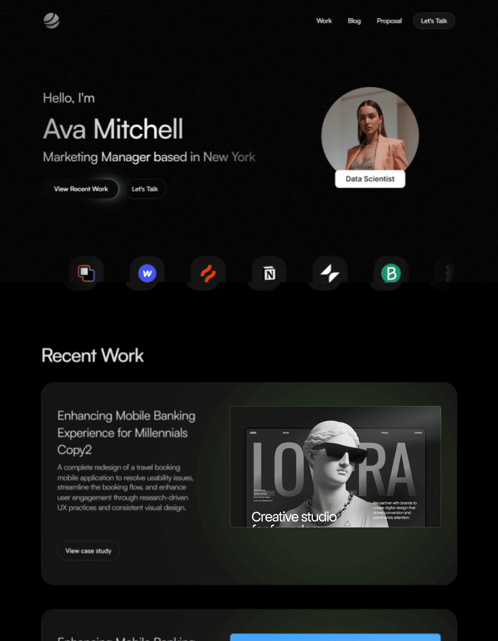 MarketEdge – Marketing Portfolio Website Template