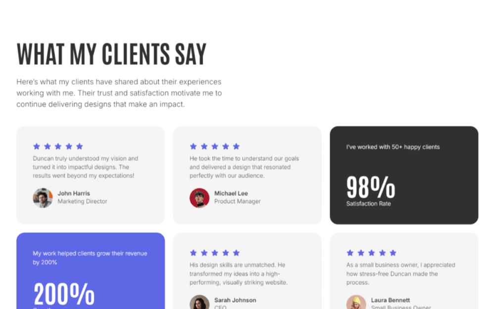Flowstate – Designer Portfolio Website Template gallery image 2