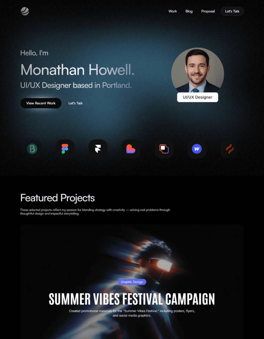 Touchpoint – UX Designer Portfolio Template